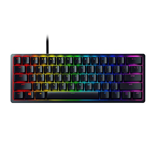 Razer Huntsman Mini 60% Gaming Keyboard: Clicky Switches, RGB, Black