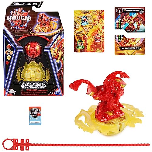 Bakugan Special Attack Dragonoid Spinning Action Figure with Cards