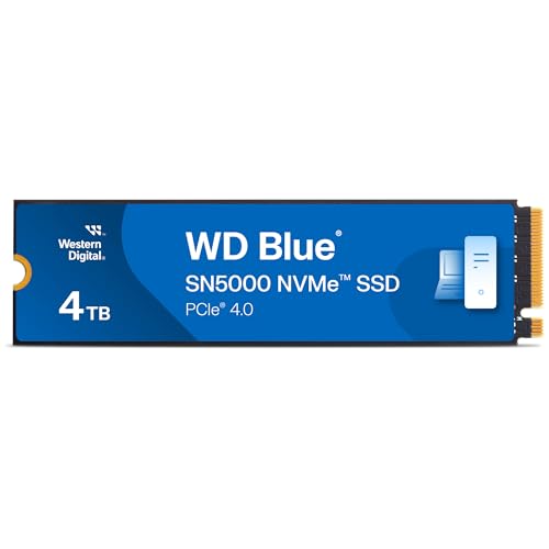 WD 4TB Blue SN5000 NVMe SSD – Up to 5,500 MB/s