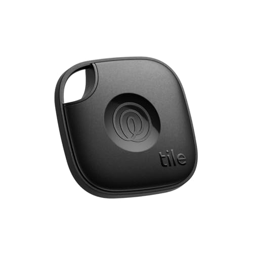 Tile Mate Bluetooth Tracker: Keys & Phone Finder, iOS/Android, Black