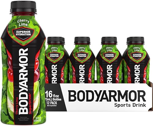 BODYARMOR Cherry Lime Sports Drink, 16oz, Pack of 12