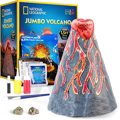 National Geographic Jumbo Volcano Science Kit – 18″ with Eruptions