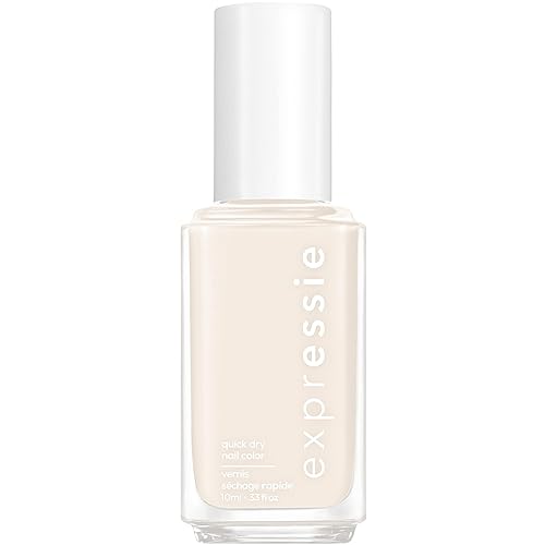 Essie Expressie Quick-Dry Vegan Nail Polish, Eggshell White