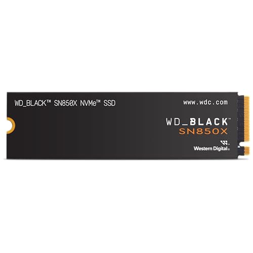 WD_BLACK 8TB SN850X Gen4 PCIe NVMe Gaming SSD, 7,200 MB/s