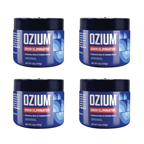 Ozium Odor Eliminating Gel, Original Scent, 4-Pack