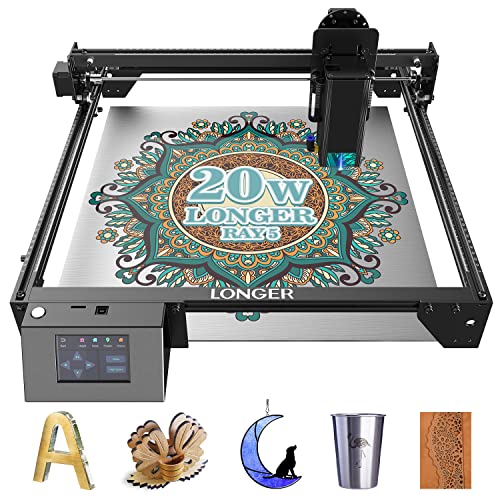 LONGER RAY5 130W Laser Engraver with 3.5″ Touch Screen
