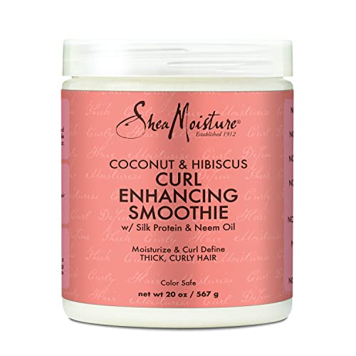SheaMoisture Coconut & Hibiscus Curl Cream for Thick Hair, 20 oz