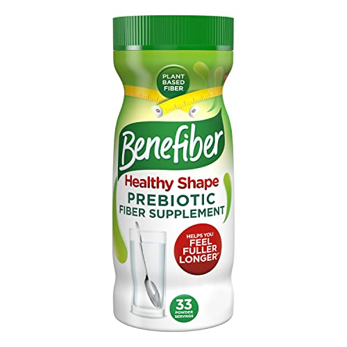 Benefiber Healthy Shape Prebiotic Fiber Supplement, 8.7 oz, 33 Servings