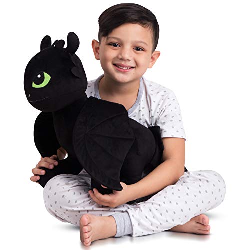 Franco Kids Plush Cuddle Pillow, Toothless from How To Train Your Dragon