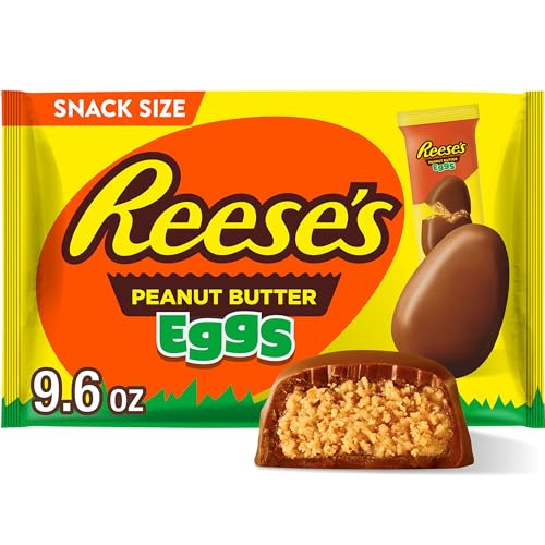 REESE’S Snack Size Peanut Butter Eggs, 9.6 oz Easter Candy