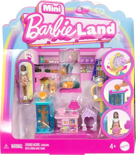 Barbie Mini Pet Boutique Playset with Doll & Accessories