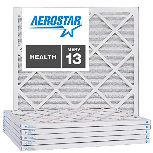 Aerostar 20x20x1 MERV 13 Air Filter, 4 Pack