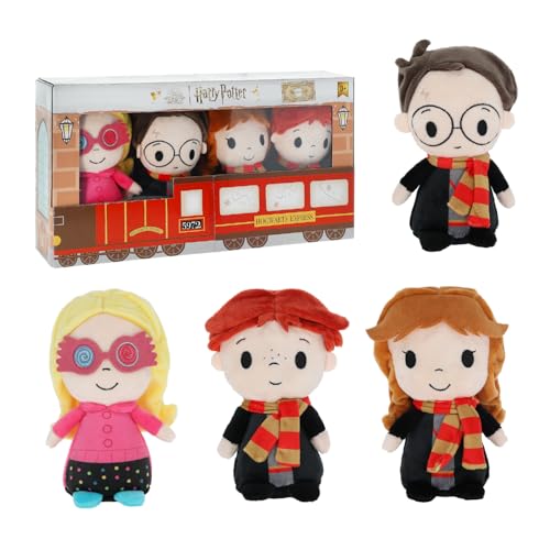 Harry Potter Plush Set: Ron, Hermione, Luna, Collection by Kids Preferred