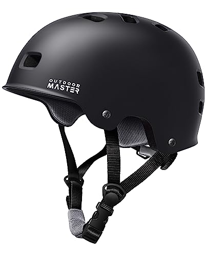OutdoorMaster Multi-Sport Helmet, Black, L – Kids to Adults