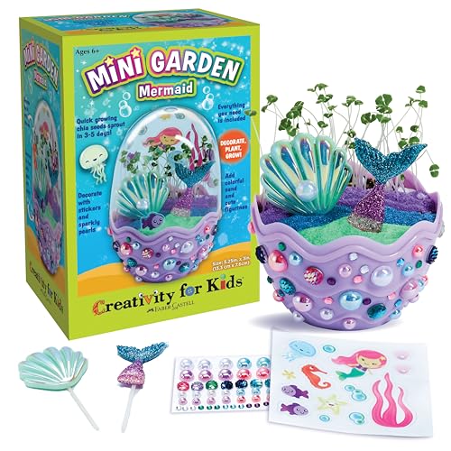Creativity for Kids Mermaid Terrarium Kit: Gifts & Crafts for Girls
