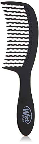 Wet Brush Black Detangling Comb, Wide Tooth, Gentle & Pain-Free