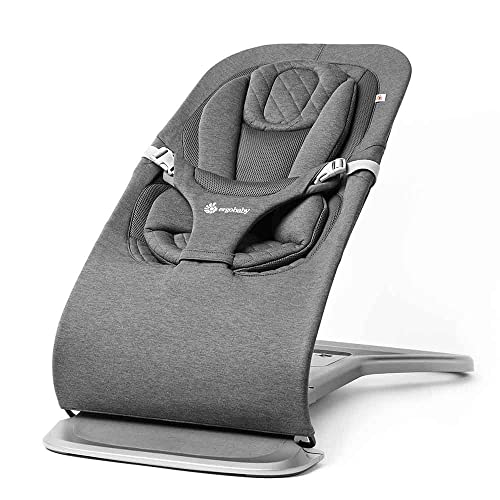 Ergobaby Evolve 3-in-1 Adjustable Baby Bouncer, Charcoal