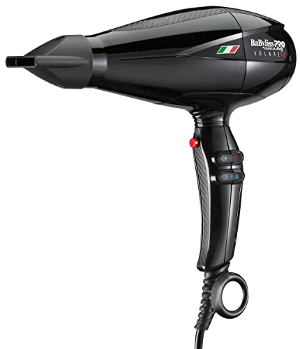 BaBylissPRO Nano Titanium Volare V1 Hair Dryer, Black