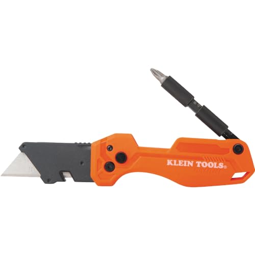 Klein Tools Folding Utility Knife with Impact Driver & Bits