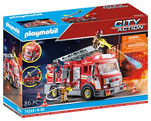 Playmobil Fire Truck with Accessories & Figures
