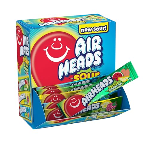 Airheads Sour Taffy Variety Box, 60 Count
