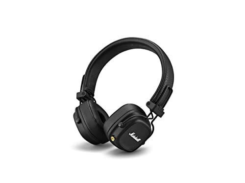Marshall Major IV Bluetooth On-Ear Headphones, Black