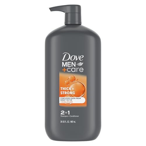 DOVE MEN+CARE Thickening 2-in-1 Shampoo & Conditioner, 31 oz