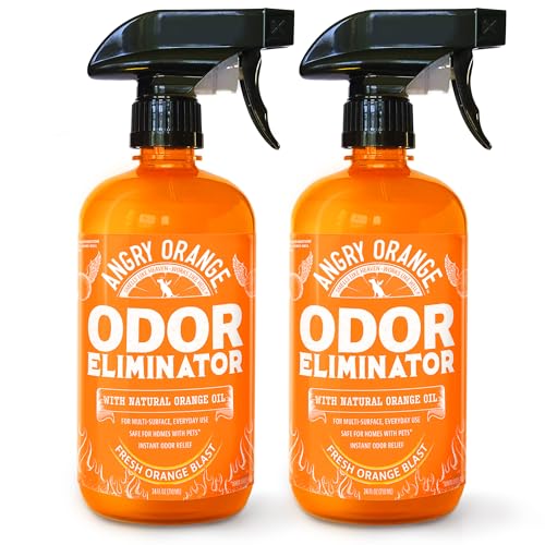 ANGRY ORANGE Pet Odor Eliminator, Citrus, 24 oz, 2-Pack