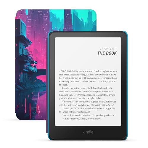 Amazon Kindle Paperwhite Kids (16GB) – 7″ Display, Cyber City Edition
