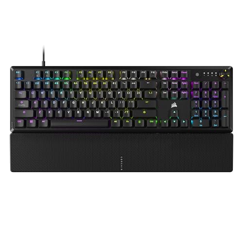 CORSAIR K70 RGB Gaming Keyboard, MX Red Switches, Black