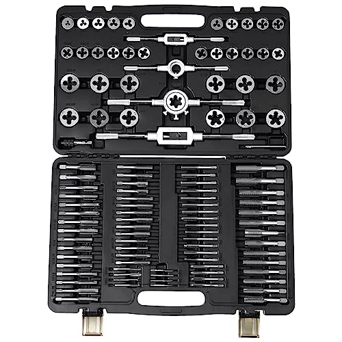 VEVOR 110-Piece Metric Tap and Die Set M2-M18