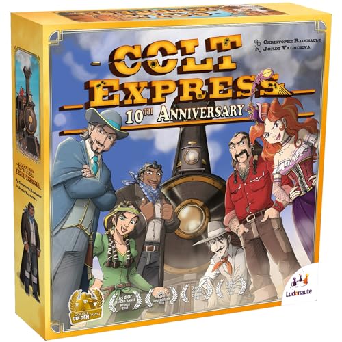 Colt Express: 10th Anniversary Wild West Board Game, Ages 10+