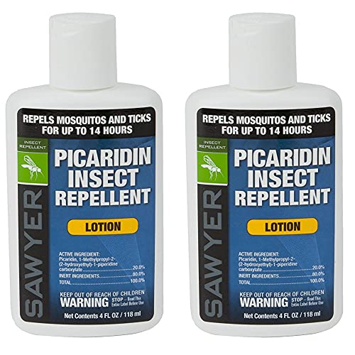 Sawyer 20% Picaridin Insect Repellent Lotion, 4oz Twin Pack