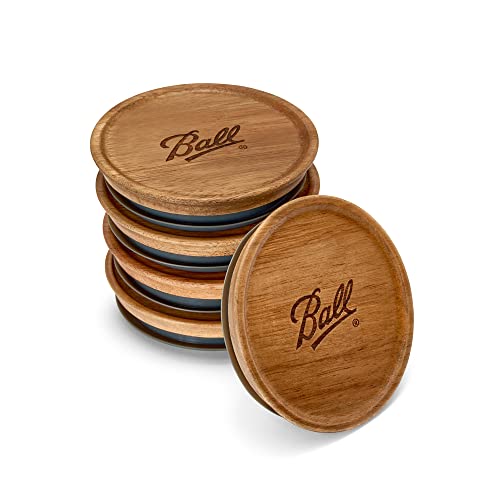 Ball® Wooden Jar Storage Lids, 5 Pack