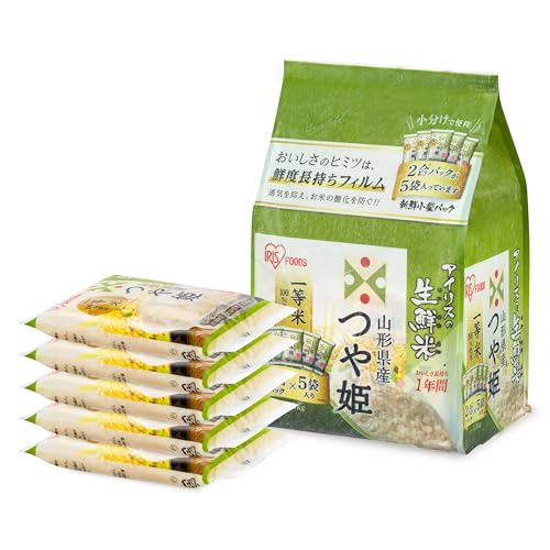 IRIS Tsuyahime Premium Japanese Short Grain Sushi Rice, 5-Pack