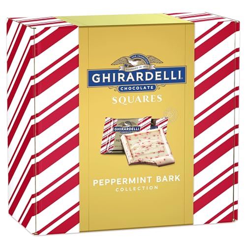 Ghirardelli Peppermint Bark & Dark Chocolate Squares Gift Box