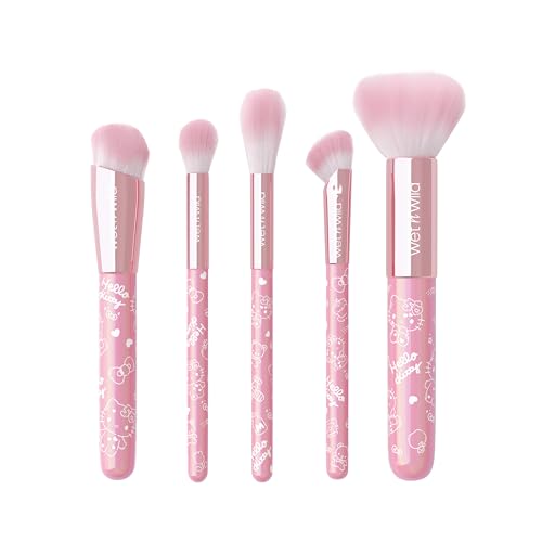 Wet n Wild Hello Kitty 5-Piece Cruelty-Free Makeup Brush Set