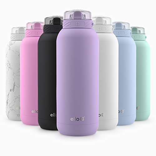 Ello 40oz Lilac Stainless Steel Water Bottle, Leak-Proof