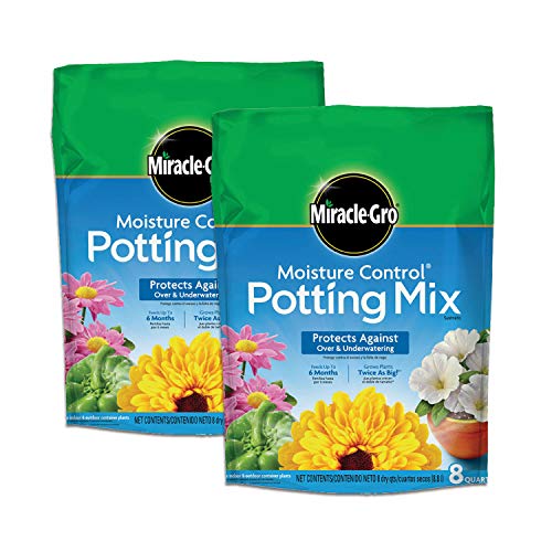 Miracle-Gro Moisture Control Potting Mix, 8 qt., 2-Pack