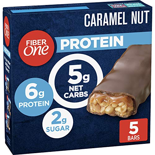 Fiber One Caramel Nut Protein Bars, 5 Pack