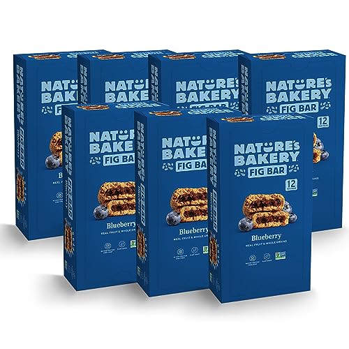Nature’s Bakery Blueberry Fig Bars, Vegan, Non-GMO, 84 Packs