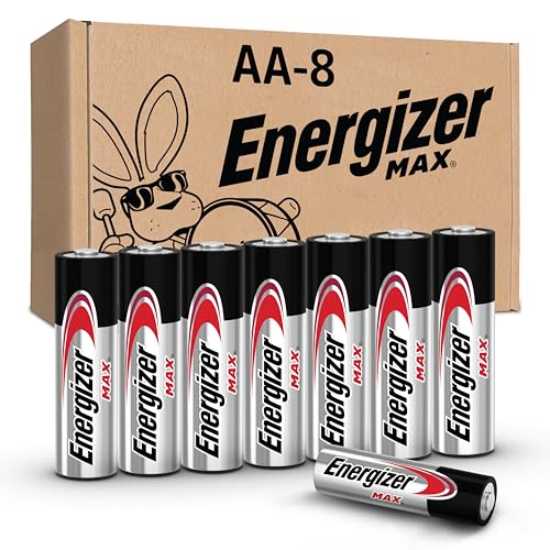 Energizer MAX AA Alkaline Batteries, 8 Pack