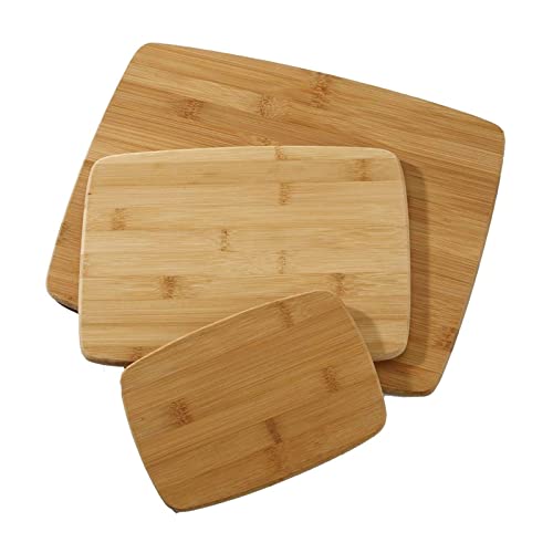 Farberware 3-Piece Bamboo Cutting Board Set, Assorted Sizes