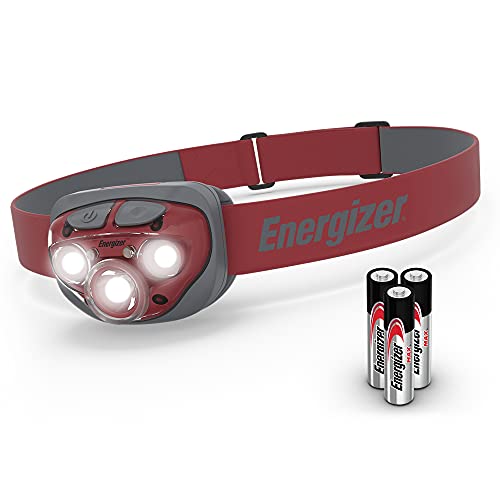 Energizer LED Headlamp for Camping & Mechanic Work, Rust Red