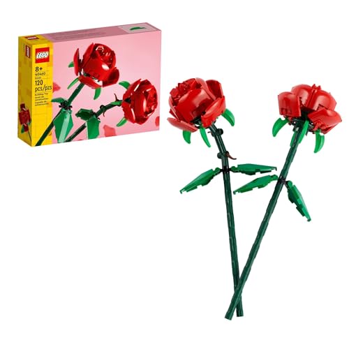 LEGO Roses Building Set for Ages 8+ – Home Decor Gift