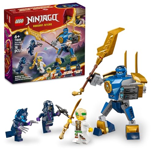 LEGO NINJAGO Jay’s Mech Battle Pack Toy Set, 71805