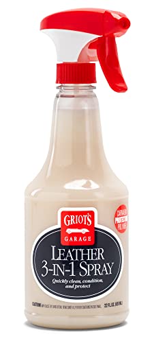Griot’s Garage Leather 3-In-1 Spray, 22oz