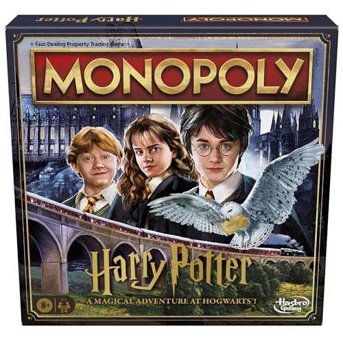 Harry Potter Monopoly Board Game | Ages 8+ | 2-6 Players