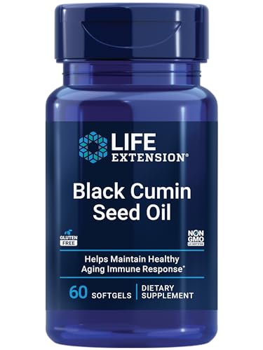 Life Extension Black Cumin Seed Oil, Immune Support, 60 Softgels
