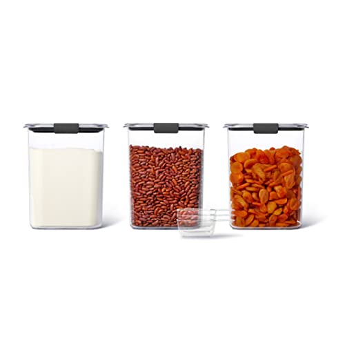 Rubbermaid Brilliance Airtight Food Storage Set, 3 Containers, 16 cups